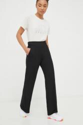 DKNY pantaloni de trening culoarea negru, neted PPYH-SPD01U_99X (DP3P3339)