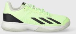 adidas Performance sneakers pentru copii Courtflash K culoarea verde PPYH-OBK01F_71X