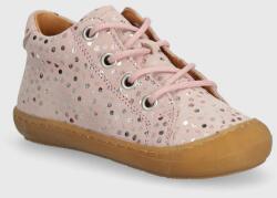 Froddo pantofi din piele intoarsa pentru copii culoarea roz PPYH-OBG188_30X