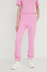 Chiara Ferragni pantaloni de trening culoarea roz, cu imprimeu PPYH-SPD051_42X