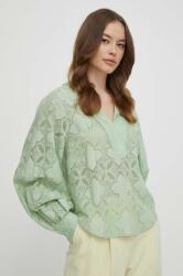 MOS MOSH bluza femei, culoarea verde, neted MPYH-BDD002_70X