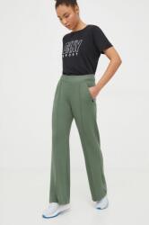DKNY pantaloni de trening culoarea verde, neted PPYH-SPD01U_78X
