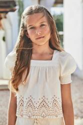 MAYORAL bluza copii culoarea bej, cu imprimeu PPYH-BDG016_02X