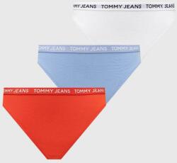 Tommy Jeans tanga 3-pack culoarea alb PPYH-BID1RS_00X