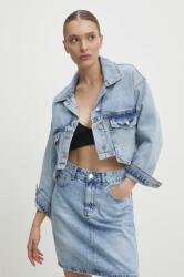 Answear Lab geaca jeans femei, de tranzitie, oversize BBYH-KUD04R_50X