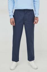 Desigual pantaloni barbati, culoarea albastru marin, drept PPYH-SPM0DW_59X