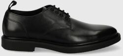 Boss pantofi de piele Larry barbati, culoarea negru, 50516670 PPYH-OBM0TO_99X