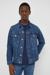 Marc O'Polo geaca jeans barbati, culoarea albastru marin, de tranzitie PPYH-KUM0BE_59J