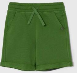 United Colors of Benetton pantaloni scurți din bumbac pentru copii culoarea verde, talie reglabila PPYH-SZB04Y_78X
