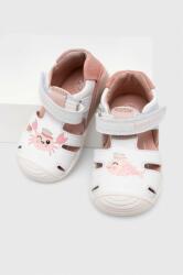 Biomecanics sandale din piele pentru copii culoarea alb PPYH-OBG0I7_00X