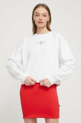 Tommy Hilfiger bluză femei, culoarea alb, cu imprimeu DW0DW18143 PPYH-BLD0UF_00X