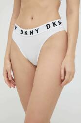 DKNY tanga culoarea alb 99KK-BID0RH_00X