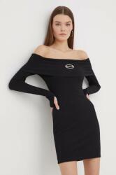 Sixth June rochie culoarea negru, mini, mulata PPYH-SUD1C4_99X (34122)