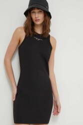 Tommy Hilfiger rochie culoarea negru, mini, mulată DW0DW17934 PPYH-SUD219_99X