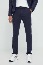 Napapijri pantaloni barbati, culoarea albastru marin, drept PPYH-SPM0D4_59X