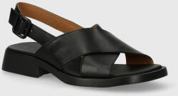 Camper sandale de piele Dana femei, culoarea negru, K201600.002 PPYH-OBD2K9_99X