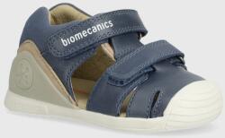 Biomecanics sandale din piele pentru copii culoarea albastru marin PPYH-OBB0E3_59X