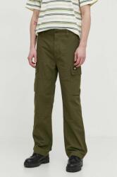 Dickies pantaloni de bumbac EAGLE BEND culoarea verde, cu fason cargo, DK0A4X9X PPYH-SPM0HE_78X