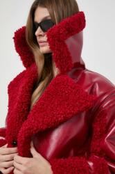 Karl Lagerfeld geaca femei, culoarea rosu, de tranzitie, oversize PPYH-KUD08N_33X