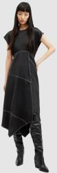 AllSaints rochie AGNES culoarea negru, maxi, evazati PPYH-SUD27Z_99X