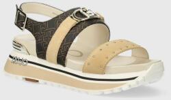 Liu Jo sandale LIU JO MAXI WONDER SANDAL 27 femei, culoarea maro, cu platformă BA4107EX171S3230 PPYH-OBD2RI_89X