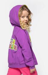 Coccodrillo bluza copii culoarea violet, cu glugă, neted PPYH-BLG04A_49X