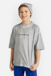 Coccodrillo tricou de bumbac pentru copii culoarea gri, cu imprimeu PPYH-TSB0B9_90X