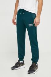 Guess pantaloni de trening culoarea verde, cu imprimeu PPYH-SPM02W_79X