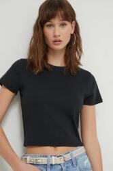 Hollister Co Hollister Co. tricou din bumbac femei, culoarea negru PPYH-TSD1RN_99X (KI339.3491.900)