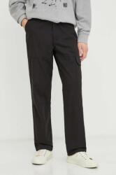 Levi's pantaloni de bumbac PATCH POCKET CARGO culoarea negru, cu fason cargo PPYH-SJM04K_99X