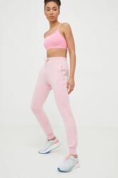 Guess pantaloni de trening culoarea roz, cu imprimeu 9BYY-SPD03T_30A
