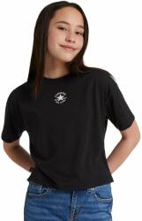 Converse tricou de bumbac pentru copii culoarea negru PPYH-TSG0EA_99X