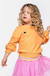 Coccodrillo hanorac de bumbac pentru copii culoarea portocaliu, cu imprimeu PPYH-BLG04N_22X