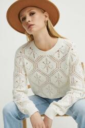 MEDICINE pulover de bumbac femei, culoarea bej ZPYH-SWD207_02X
