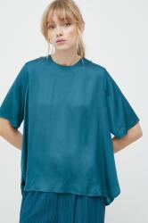 Samsøe Samsøe bluza culoarea verde, neted PPYH-TSD01U_77X