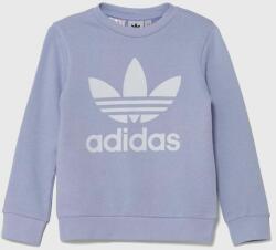 Adidas bluza copii culoarea violet, cu imprimeu PPYH-BLG02N_04X