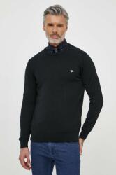 Gant pulover de bumbac culoarea negru, light 9BYX-SWM094_99A