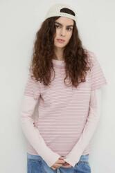 Levi's tricou din bumbac femei, culoarea roz PPYH-TSD0I4_30X