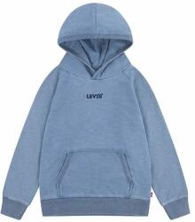 Levi's bluza copii LVB HEADLINE INDIGO HOODIE cu glugă, cu imprimeu PPYH-BLB08O_95X