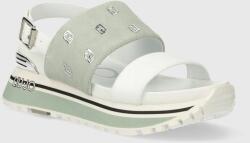 Liu Jo sandale LIU JO MAXI WONDER SANDAL 08 femei, culoarea turcoaz, cu platformă BA4109PX310S3160 PPYH-OBD2RK_06X