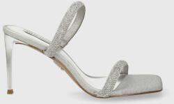 Steve Madden papuci Emporium-R femei, culoarea argintiu, cu toc drept, SM11002984 PPYH-KLD0M4_SLV