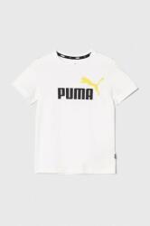PUMA tricou de bumbac pentru copii culoarea negru, cu imprimeu PPY8-TSB0EM_00B