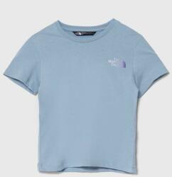 The North Face tricou de bumbac pentru copii RELAXED GRAPHIC TEE 2 culoarea turcoaz PPYH-TSG0F4_66X