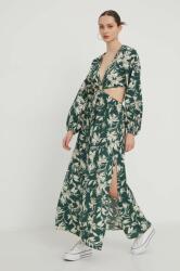 Abercrombie & Fitch rochie culoarea verde, midi, evazati PPYH-SUD198_91X