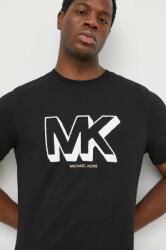 Michael Kors tricou din bumbac barbati, culoarea negru, cu imprimeu PPYH-TSM1A0_99X