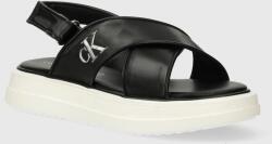 Calvin Klein Jeans sandale copii culoarea negru PPYH-OBG063_99X