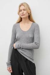 By Malene Birger pulover de lana femei, culoarea gri, light PPYH-SWD02I_90X
