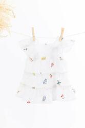 Tartine Et Chocolat rochie din bumbac pentru bebeluși culoarea alb, mini, evazati PPYH-SUG0EI_00X