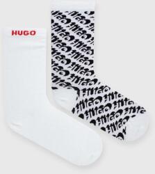 Hugo șosete 2-pack femei, culoarea alb 50514773 PPYH-LGD05U_00X