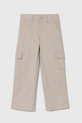 Abercrombie & Fitch pantaloni copii culoarea bej, neted PPYH-SPG01M_08X